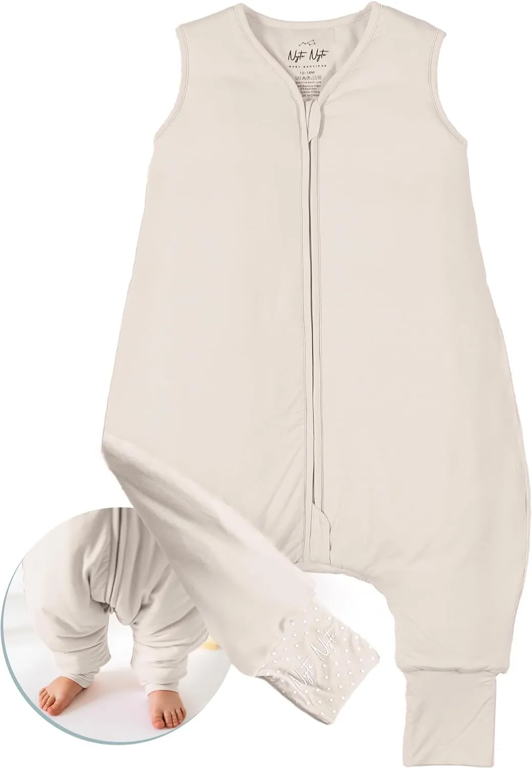2.5 TOG Sleeveless Sleep Sack, Soft Baby & Toddler Sleeping Sack