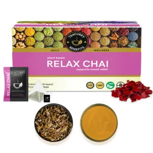 Calm Relax Tea - Helps with Anxiety, Stress and Depression - Relax Chai