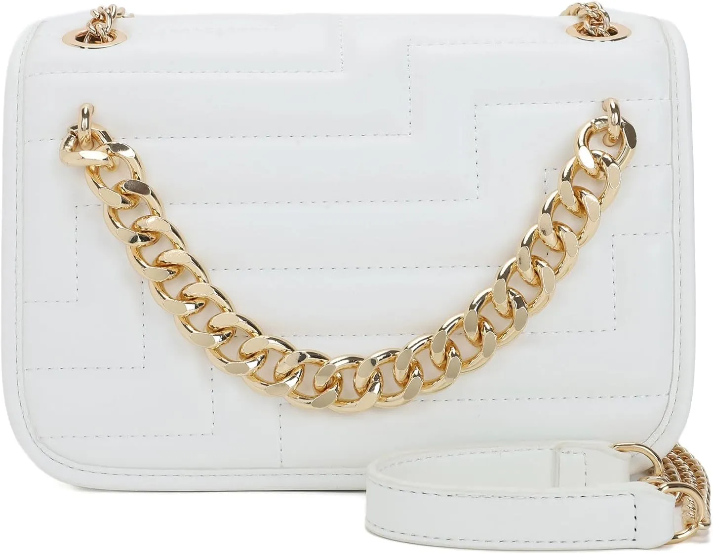 Crossbody Bags for Women,Vegan Leather Purses for Women,Small Shoulder Handbags with Chain Strap