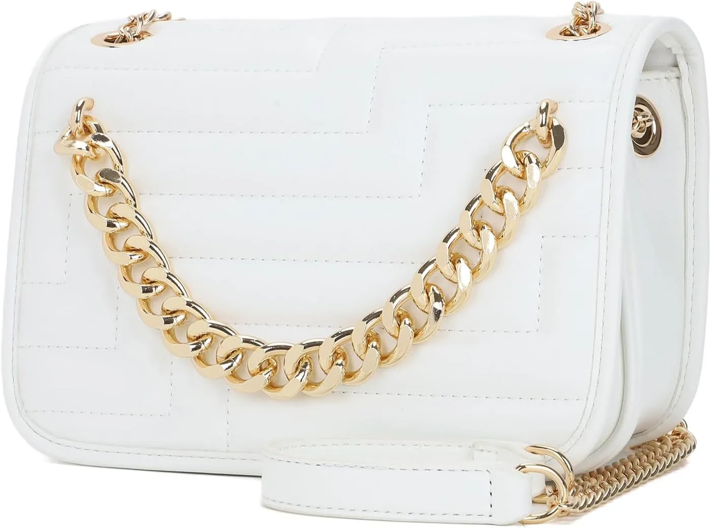 Crossbody Bags for Women,Vegan Leather Purses for Women,Small Shoulder Handbags with Chain Strap