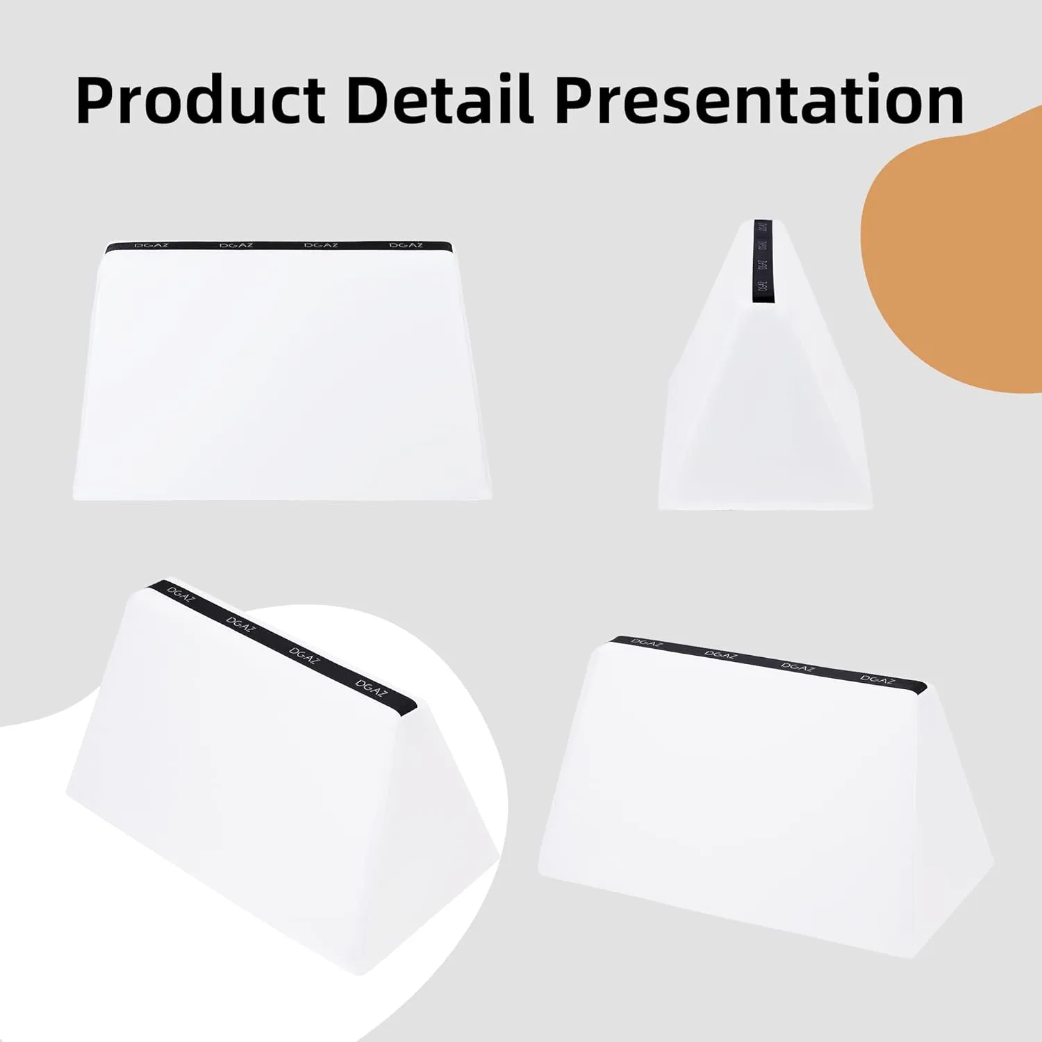 DGAZ Bag Pillow Shaper Insert for Luxury Handbags, Silky Pillow Shaper for Hermes 24/24-mini Bag（White）
