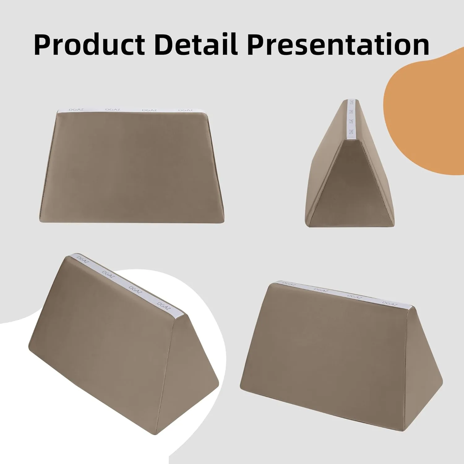 DGAZ Purse Pillow Shaper Insert,Luxury Handbag Tote Shapers, Memory Foam- Fits Birkin 20/25/30/35/40/45/50 Bag(Etoupe Grey,BK30 Retourne)