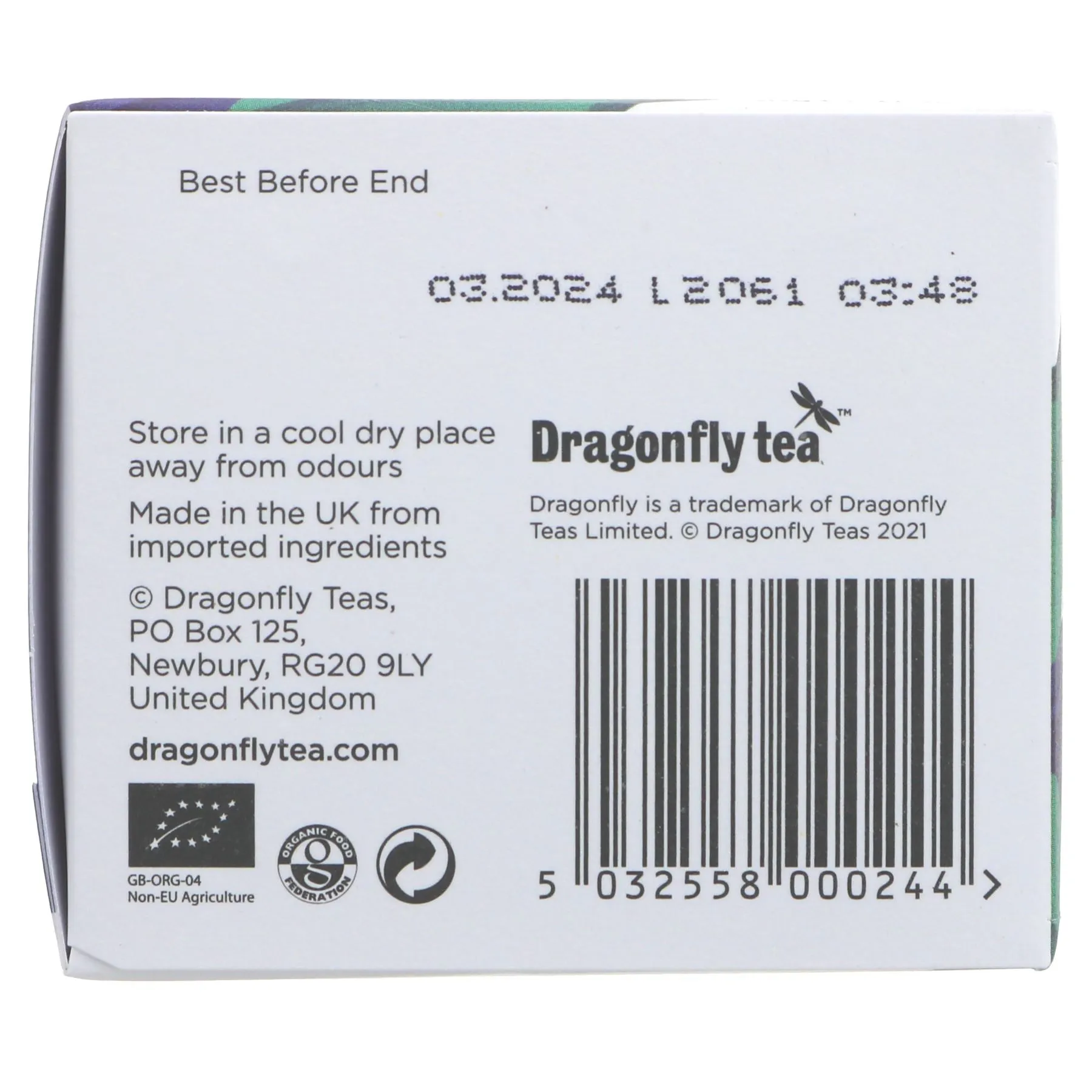 Dragonfly Tea | Night Sky Calm - Camomile, Valerian, Sage | 20 bags