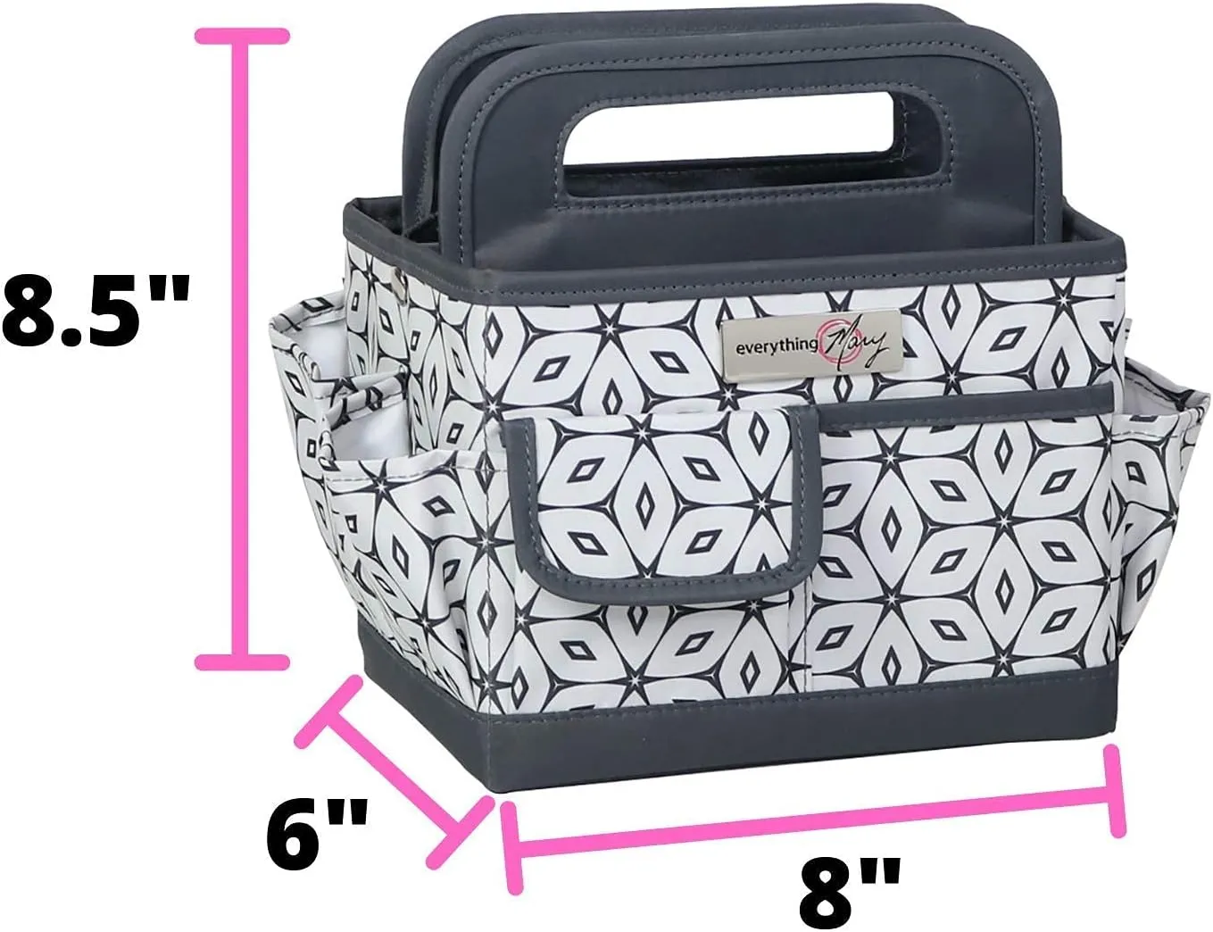 Everything Mary Store and Tote Desktop Caddy - Organizer for Crafts, Art Supplies, Office, School, and Home - Versatile Tote for Supplies and Everyday Storage