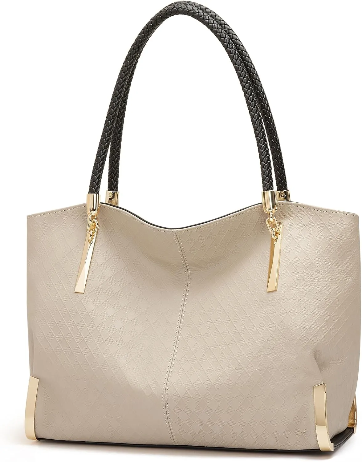 FOXLOVER Large Capacity Tote Handbags for Women, Women's Top-handle Bags Fashion Shoulder Bags Purses Minimalist design