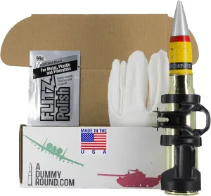 General Dynamics 20mm Dummy Round Military Collectable Display INERT