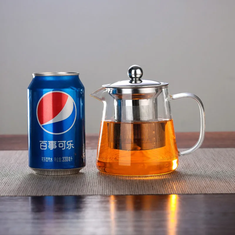 Glass Tea Pot (Free Gloves)