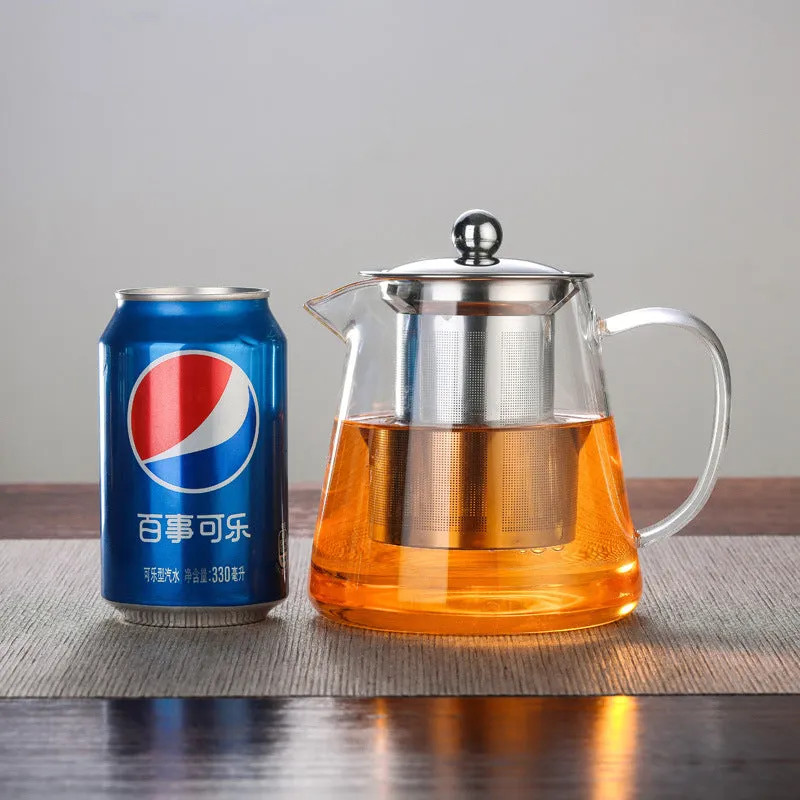 Glass Tea Pot (Free Gloves)