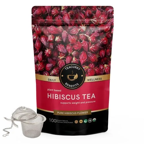 Hibiscus Flower Tea - Helps with Iron Source, Clots & Heart Health