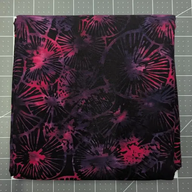 High Quality Dark Purple Batik Quilters Cotton Fabric Bundle – 12 Yards Total