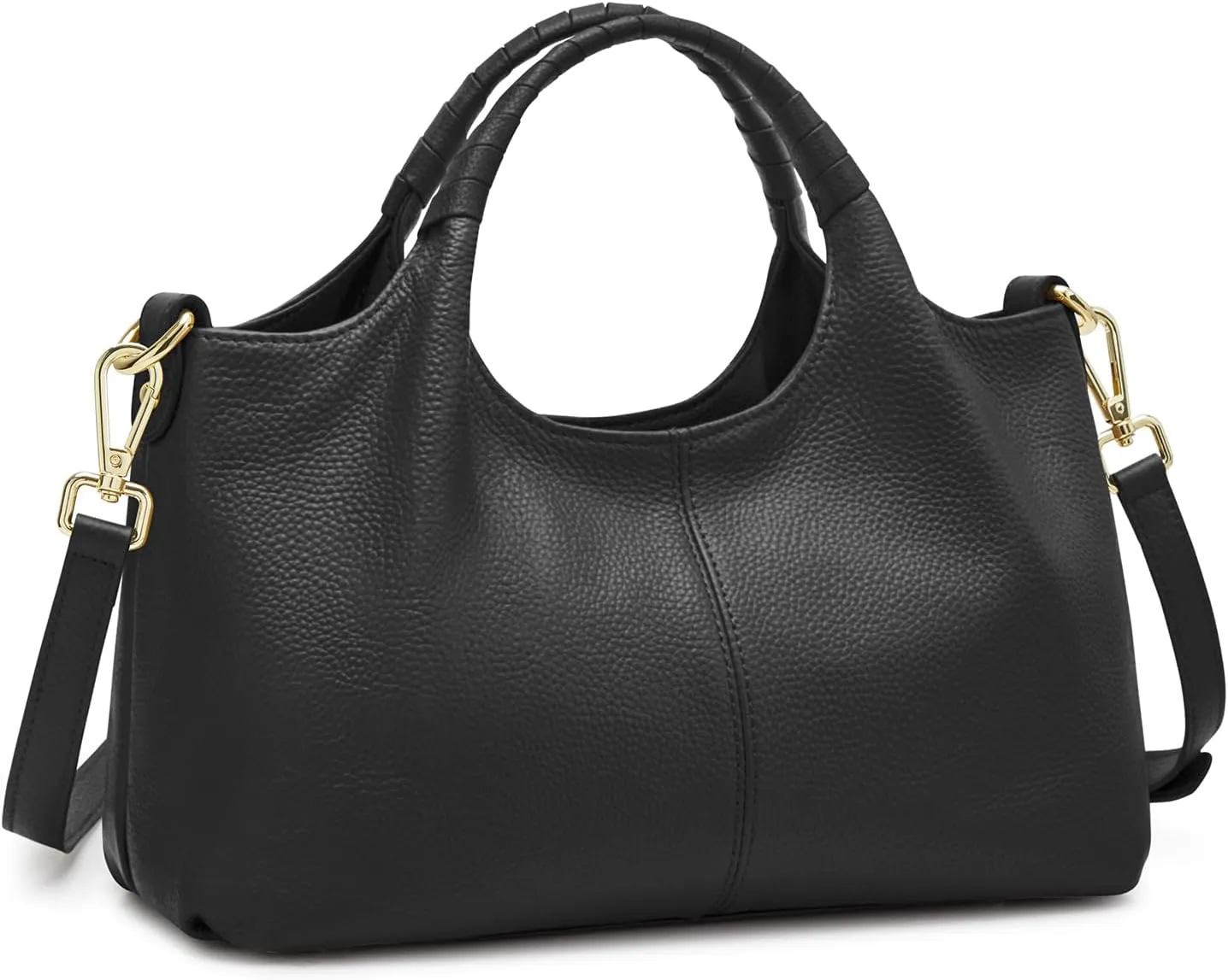 Kattee Leather Purses and Handbags for Women, Small Medium Crossbody Bags Trendy, Soft Shoulder Satchel Bags