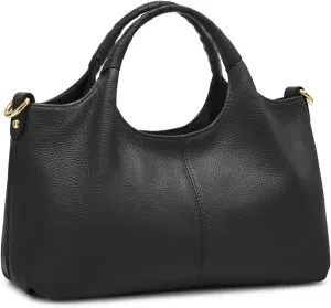 Kattee Leather Purses and Handbags for Women, Small Medium Crossbody Bags Trendy, Soft Shoulder Satchel Bags