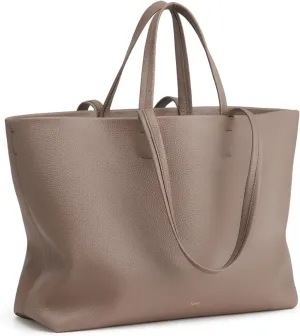 Kattee Leather Tote Bags for Women Soft Shoulder Purses Handbags Travel Work Bags Top Grain Leather Large Capacity