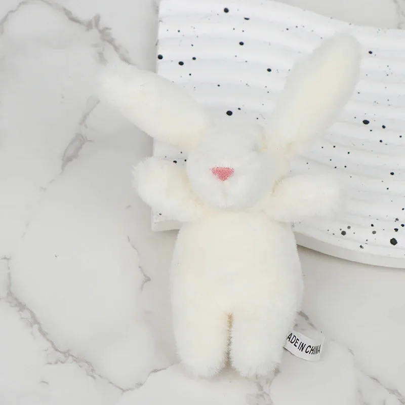 Kawaii Bunny Plush Keychain 🐇✨ Cute Soft Rabbit Doll for Bags & Gifts!
