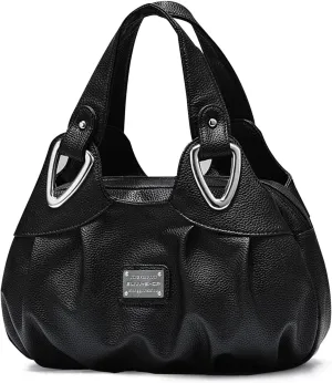Ladies Fashion Handbags Elegant Top-handle Bags for Women Floral Shoulder Bags PU Leather