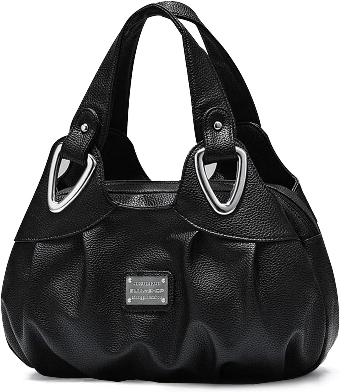 Ladies Fashion Handbags Elegant Top-handle Bags for Women Floral Shoulder Bags PU Leather