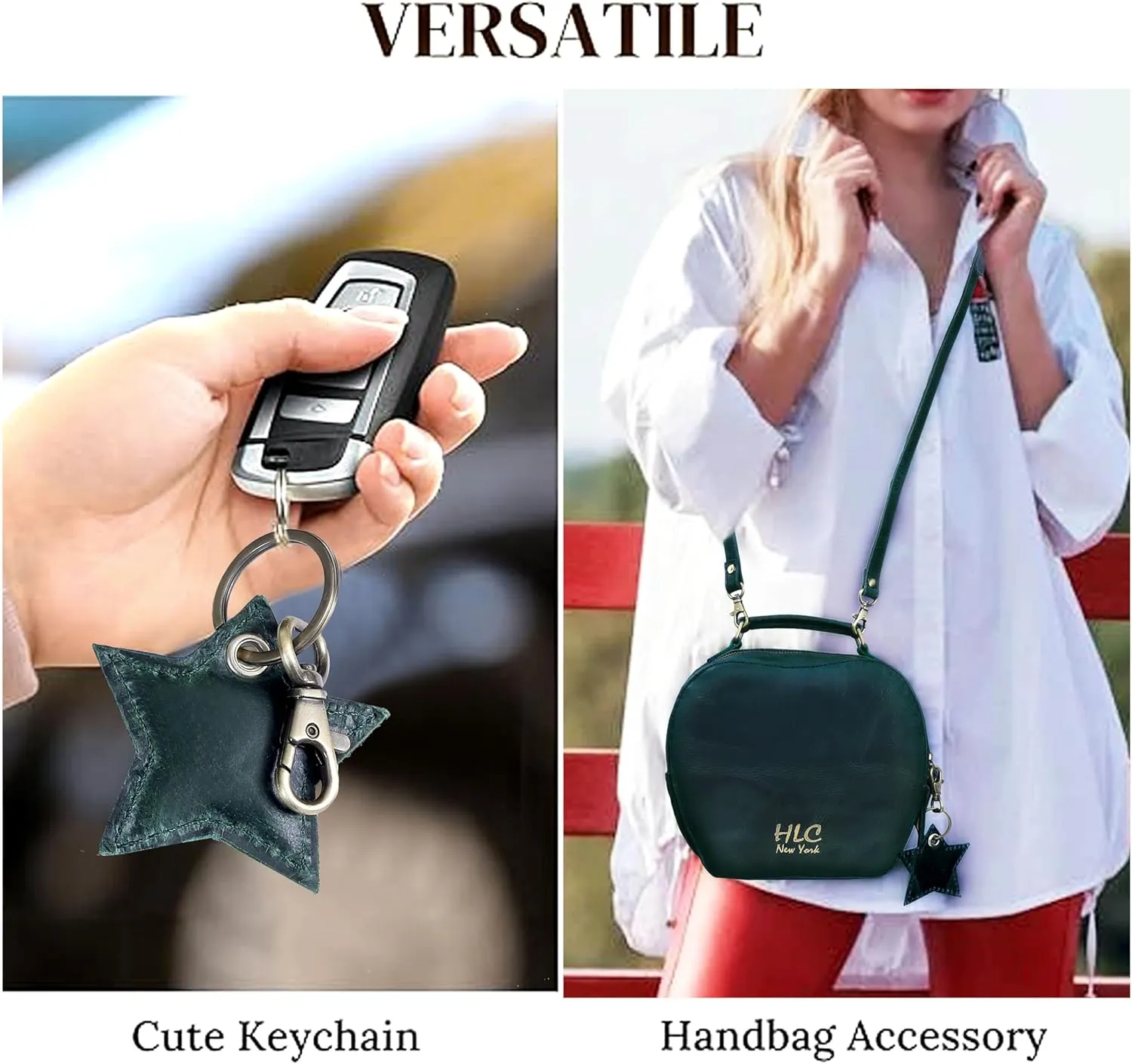 Leather Crossbody Bags for Women Trendy Looking Cross Body Shoulder Bag Designer Apple Purses (Green)