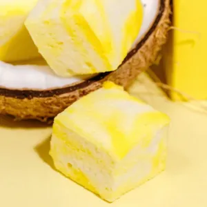 Marshmallow & White Peach Scented Snap Bar, Food   Drink Simmering Granules and Carpet Freshener, Strong Scented Home Wax