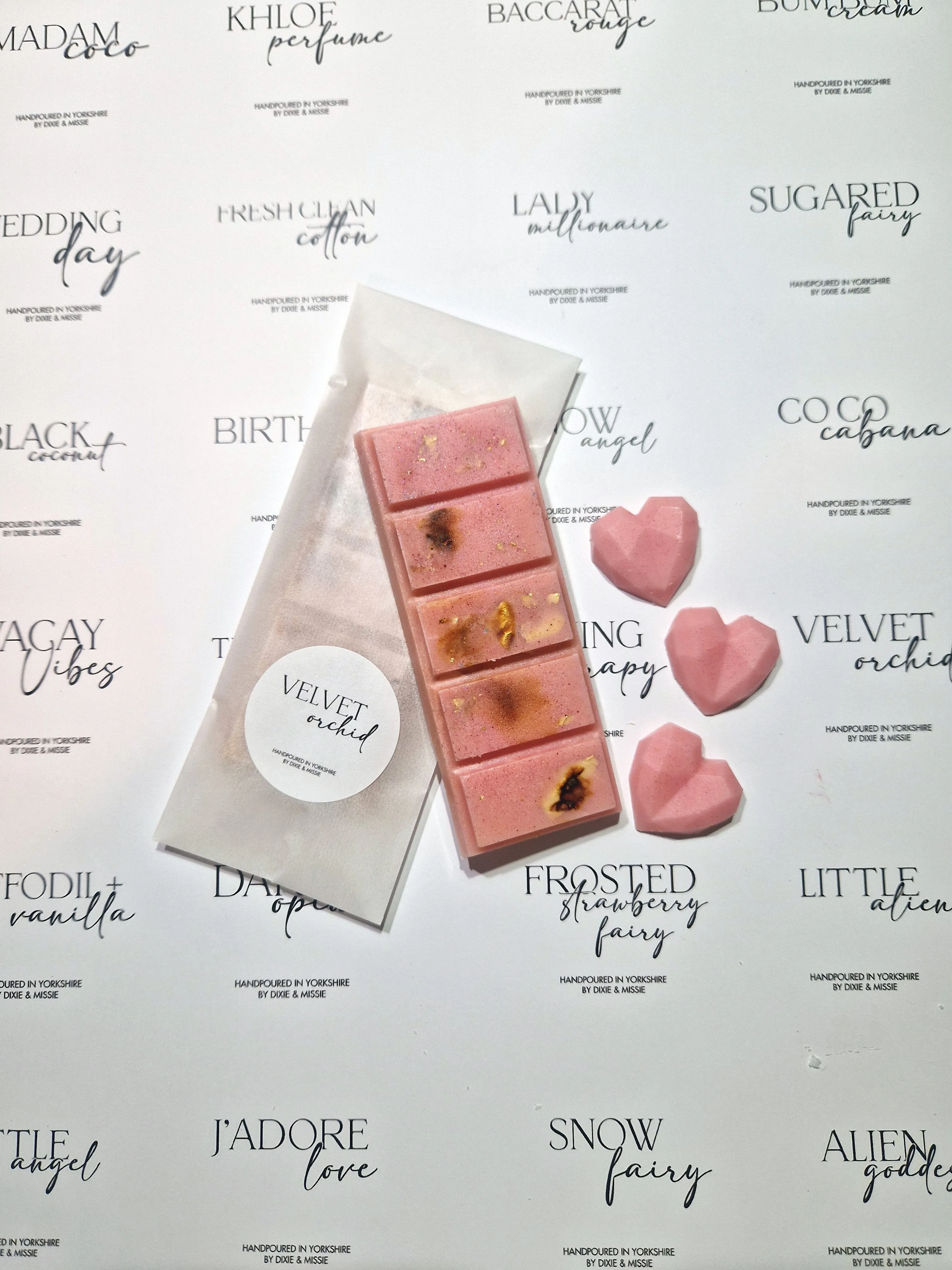 Marshmallow & White Peach Scented Snap Bar, Food   Drink Simmering Granules and Carpet Freshener, Strong Scented Home Wax