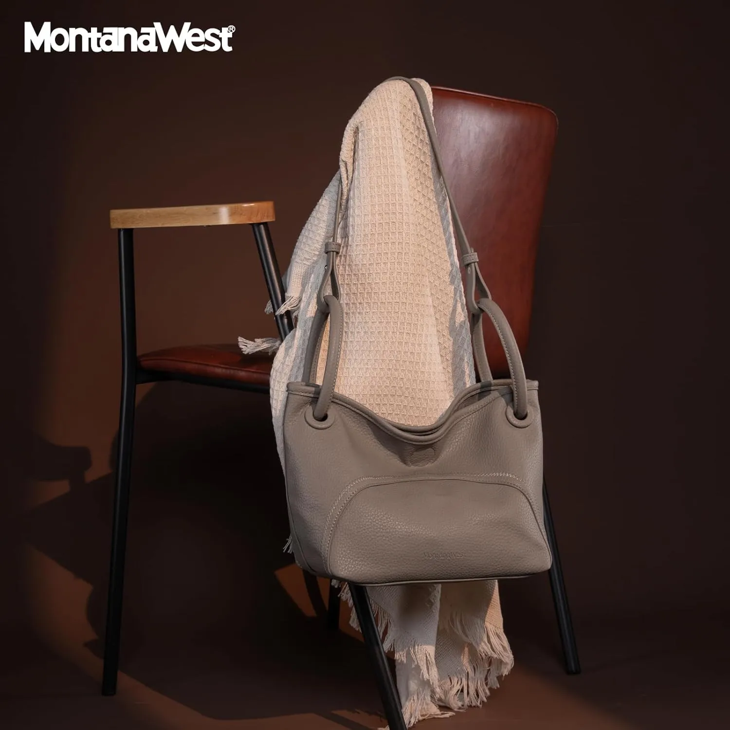 Montana West 2PCS Purses for Women Small Slouchy Hobo Bag Soft Vegen Leather Purse