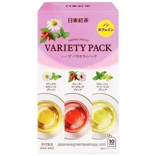 Nittoh Caffeine-free Black Tea Aroma House Variety Pack