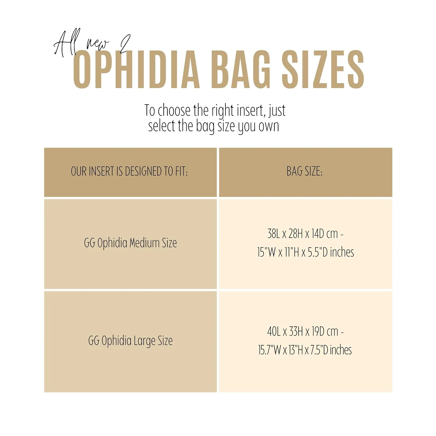 Ophidia GG Medium Tote Bag Organizer, Ophidia GG Large Tote Bag Organizer, Handmade 3mm Premium Felt Snug Sturdy Gold Zipper (For Medium Ophidia, Red)