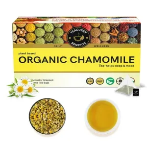 Organic Chamomile Tea (Certified Organic, Whole Flowers) - Detox Tea and Calming Tisane