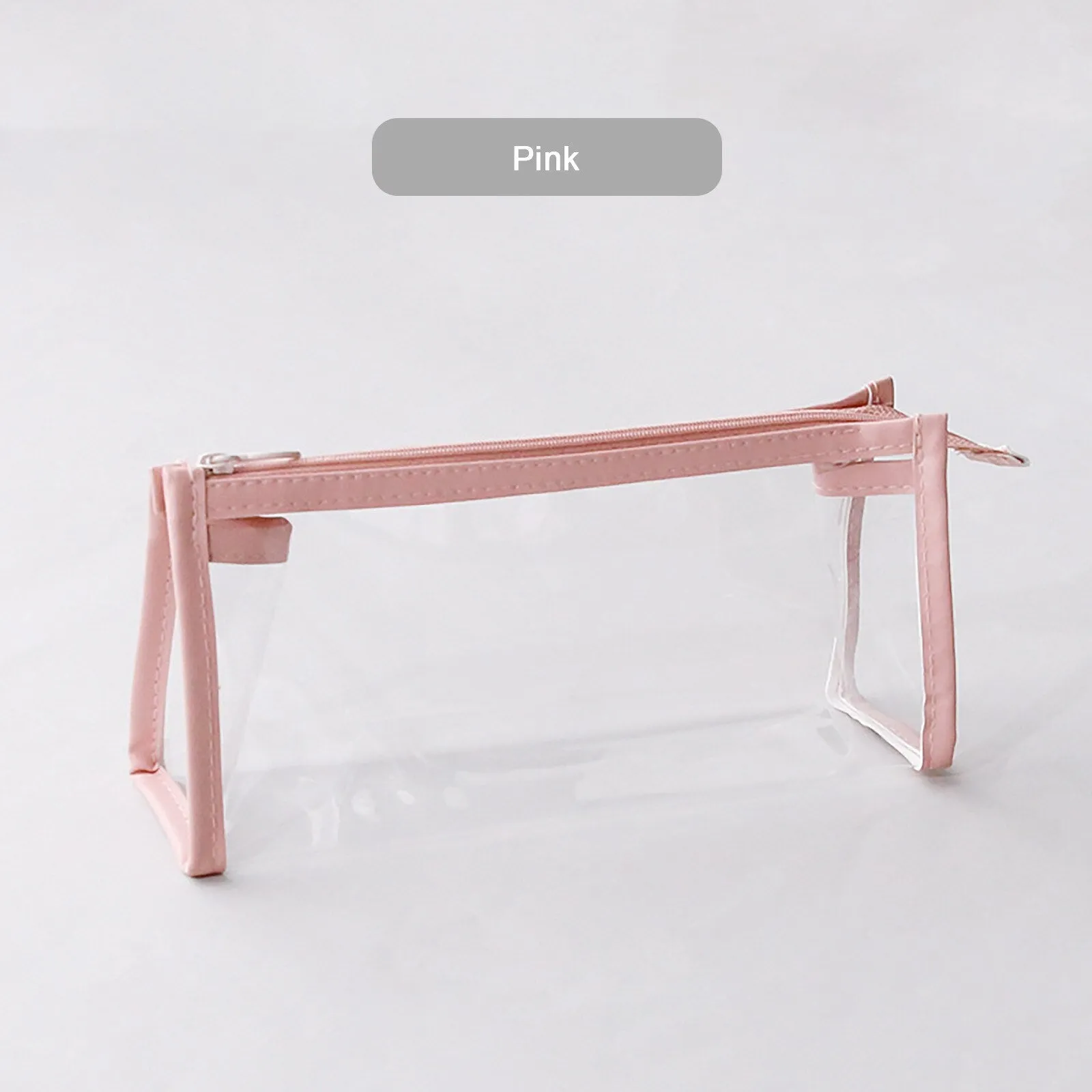 Realaiot Exam Transparent Pencil Case Office Student Pencil Cases School Supplies Kawaii Pen Box Astuccio Scuola Estuche Escolar