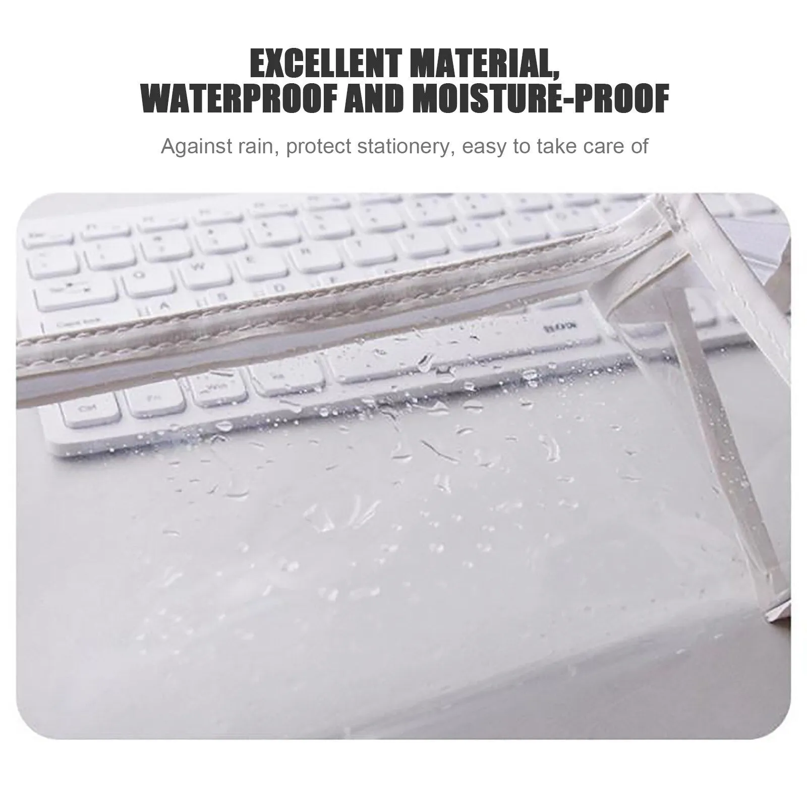 Realaiot Exam Transparent Pencil Case Office Student Pencil Cases School Supplies Kawaii Pen Box Astuccio Scuola Estuche Escolar