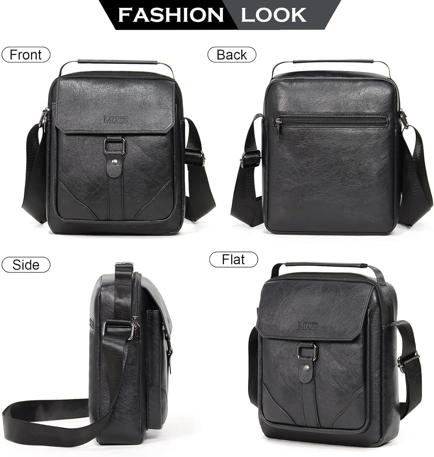 Shoulder Bag for Men Leather Man Bag Man Purse Crossbody Bags for Men Handbag Bag Messenger Satchel Travel bag