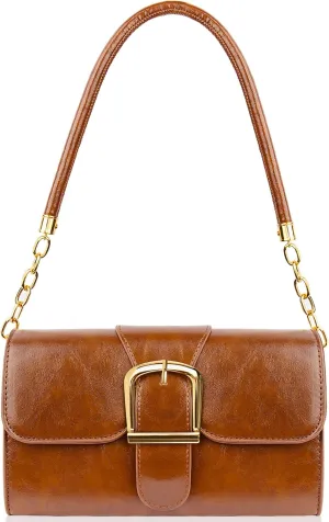 Shoulder Bag for Women, Cute Soft PU Leather Small Purse Handbags, Trendy Underarm Bag Tote Clutch Purses for Women