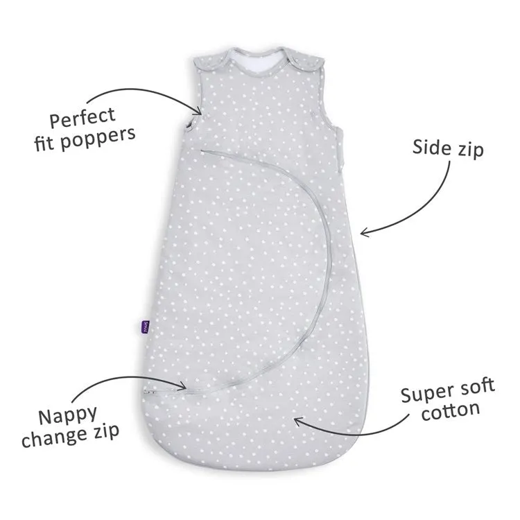 SnuzPouch Winter Sleeping Bag | 2.5 Tog | 6-18 Months  – White Spots