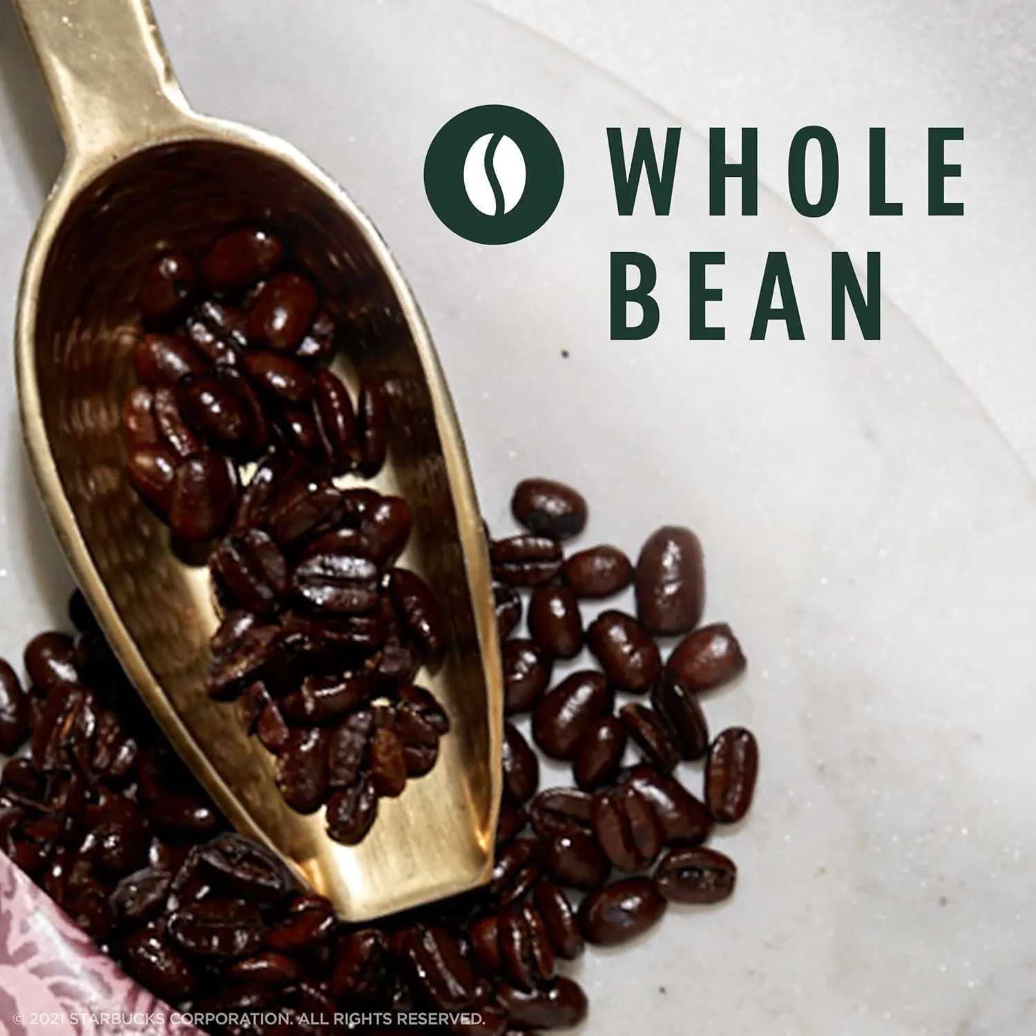 Starbucks Whole Bean Coffee, Medium Roast Coffee, Breakfast Blend, 100% Arabica, 6 bags (12 oz)