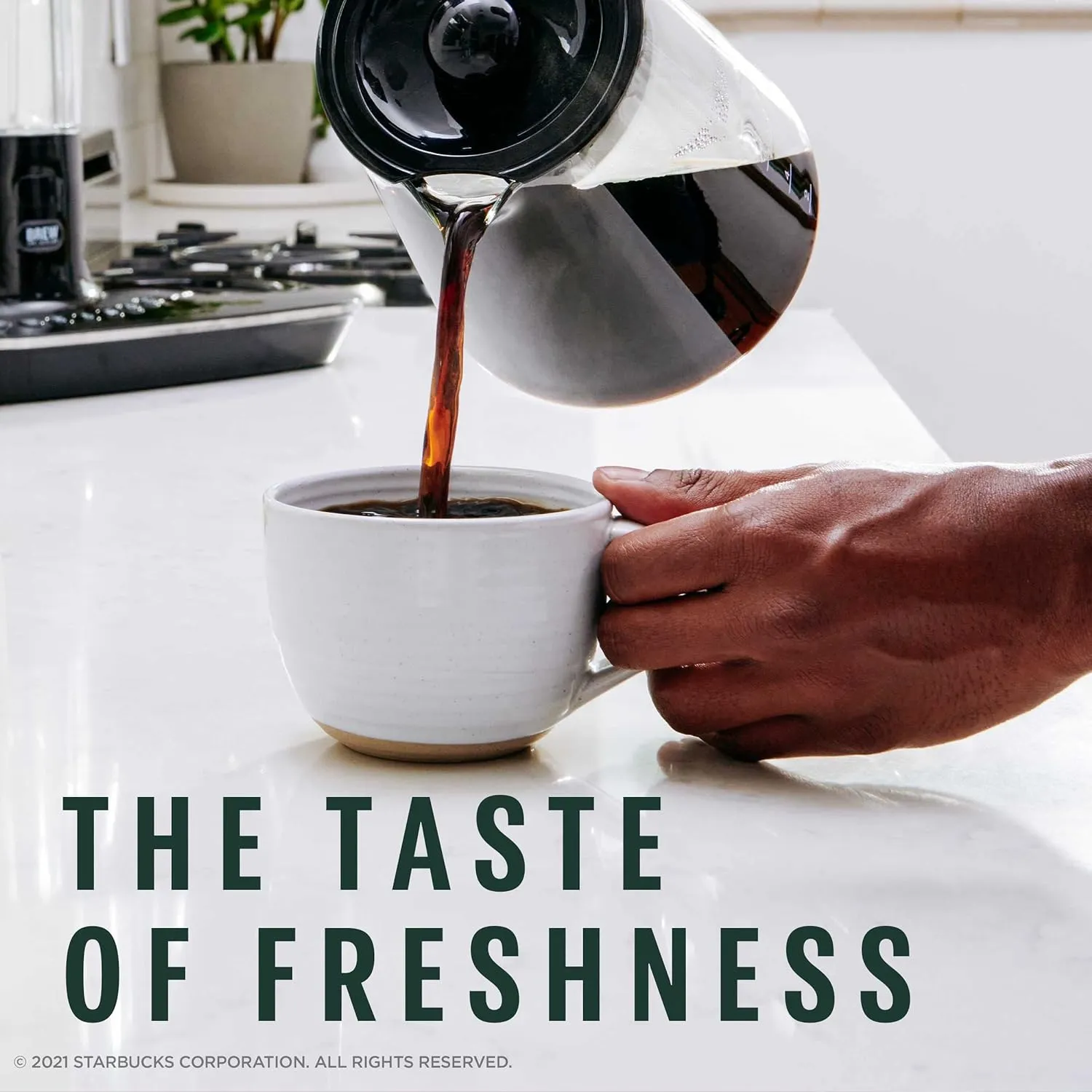 Starbucks Whole Bean Coffee, Medium Roast Coffee, Breakfast Blend, 100% Arabica, 6 bags (12 oz)