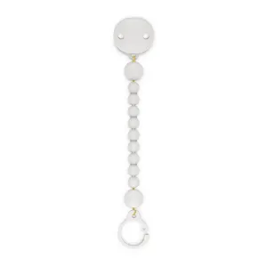 Suavinex Colour Essence Silicone Bobble Soother Clip - Soft Grey