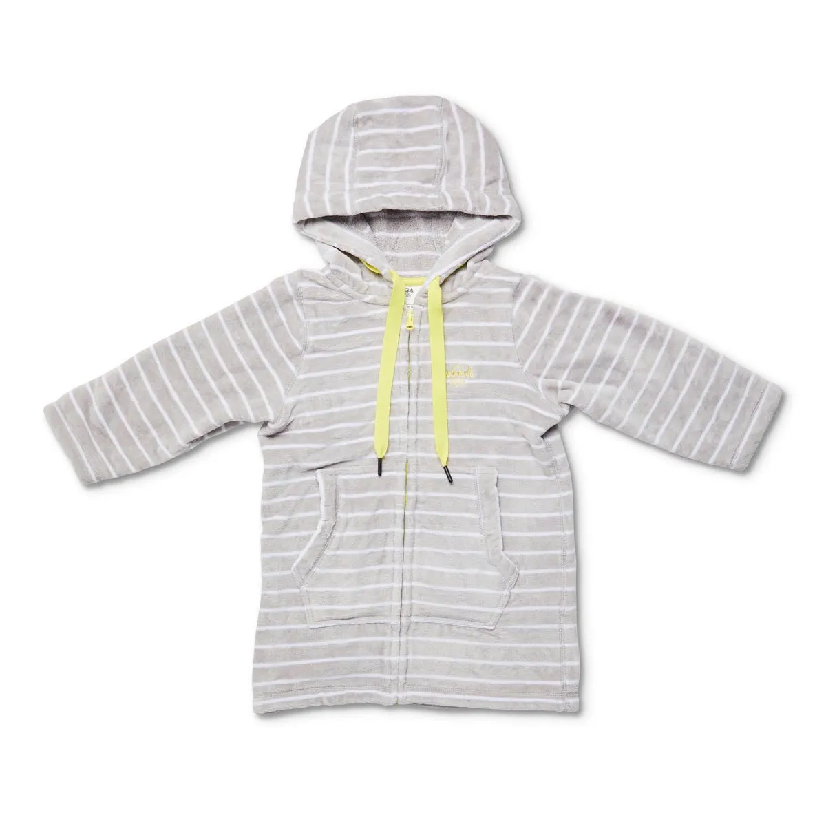 Swim Hoodie Grey with Lemon Trim – Babies   Tots