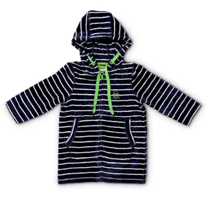 Swim Hoodie Navy with Green Trims – Babies   Tots