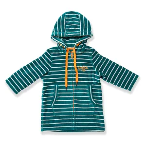 Swim Hoodie Turquoise Waters with Citrus Trim - Babies   Tots