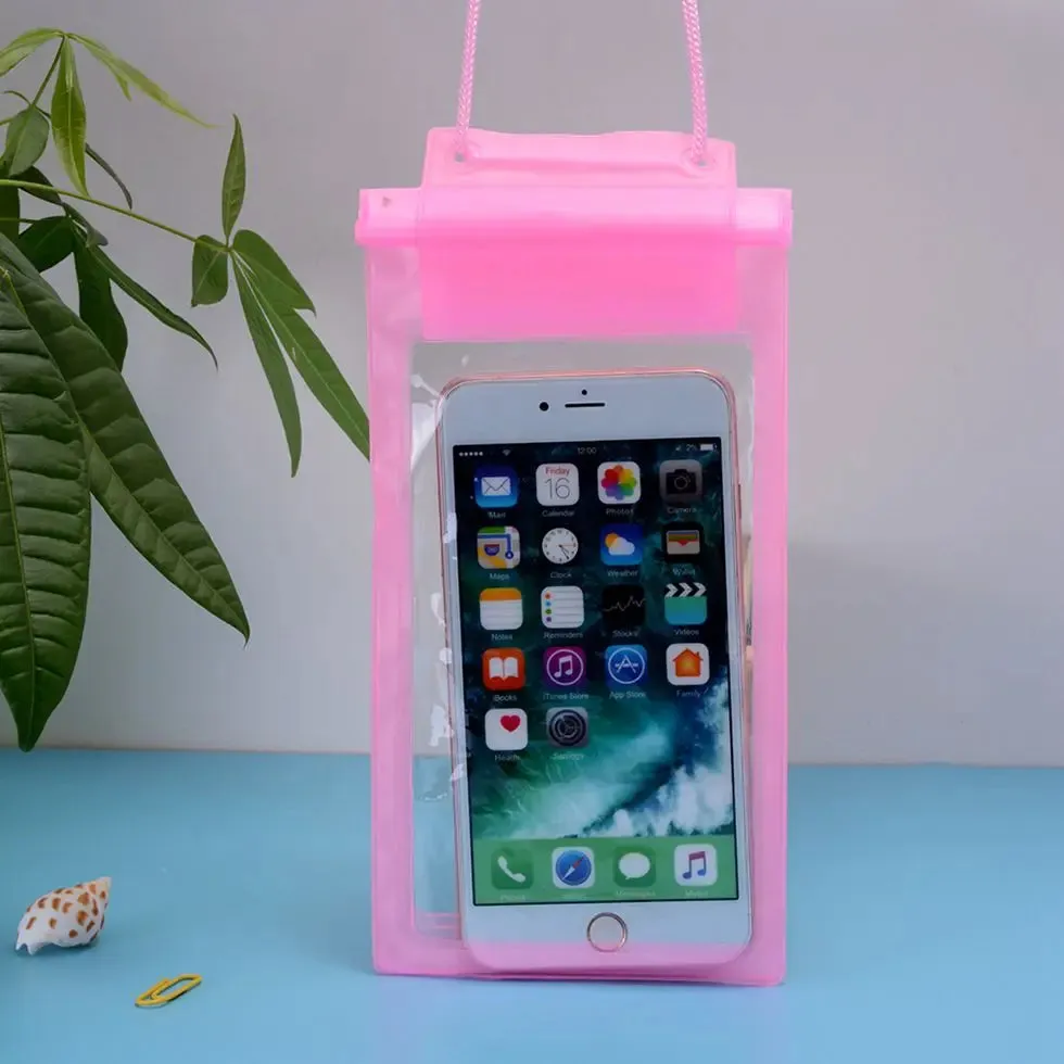 Swimming Bags Waterproof Bag Underwater Dry Case Pouch Cell Mobile Phone Case For iphone 6 6s 7 X 8 Universal 3.5-6inch Phones