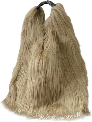Tote Bags for Women Faux Fur Y2K Hobo Handbag Fuzzy Furry Shoulder Purse