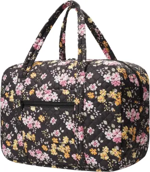 Travel Duffel Bags for Women & Girls - 25L Waterproof Gym Bag, Laptop Carry-On Luggage, Weekend Travel Organizer