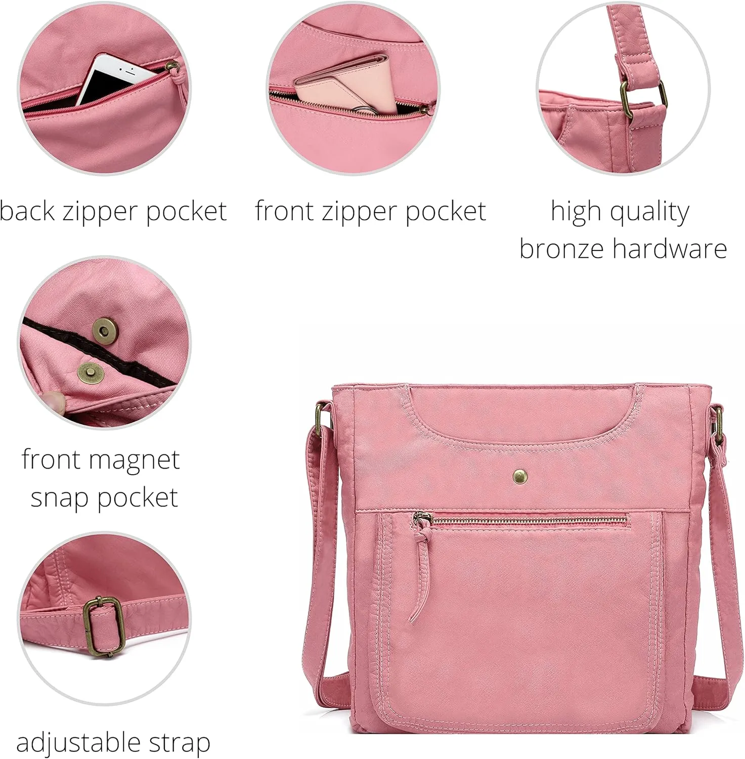 Ultra Soft Medium Crossbody, Shoulder Bag H1998