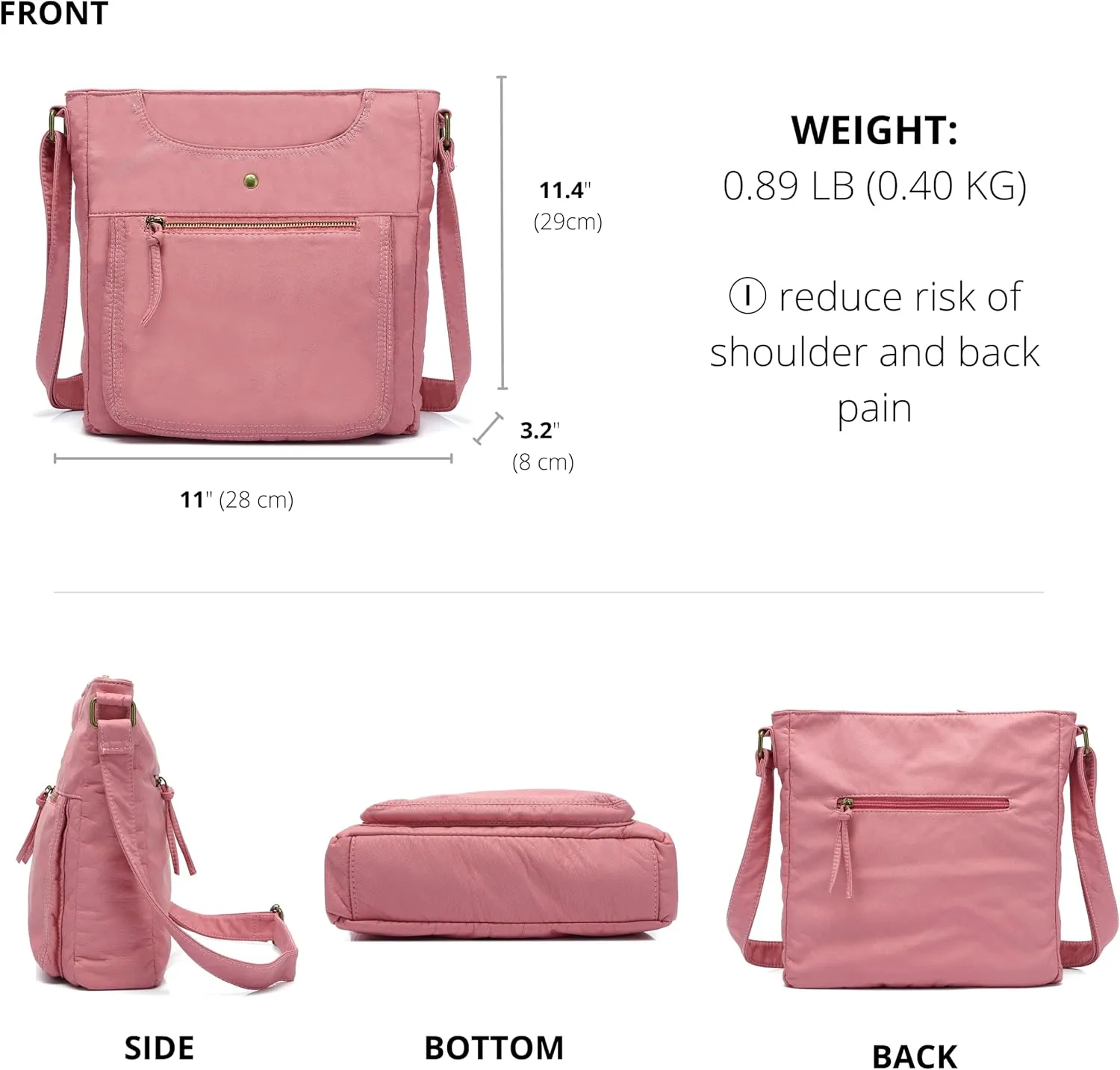Ultra Soft Medium Crossbody, Shoulder Bag H1998