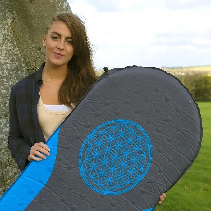 VENTURE 4TH Self Inflating Sleeping Pad - No Pump Required, Easy-Inflate - Warm, Quiet, Supportive Mattress for a Comfortable Night's Sleep - Compact Ultralight Mat - Ideal For Backpacking and Camping