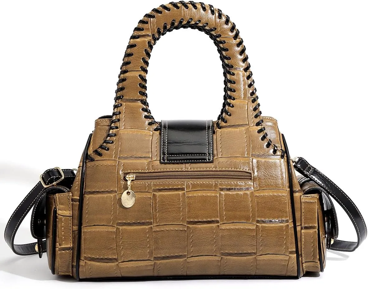 Women's Handbag Set, woven leather for women Large Capacity Multi-layer 2025 new in crossbody bags Bag woman Fashionable