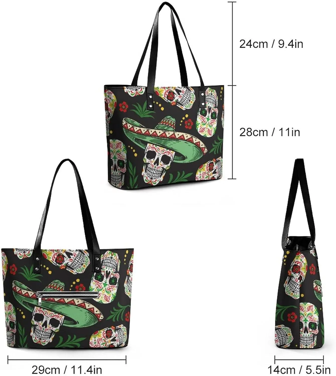 Women's Soft Leather Portable Handbags Tote Purses Shoulder Bucket Bags