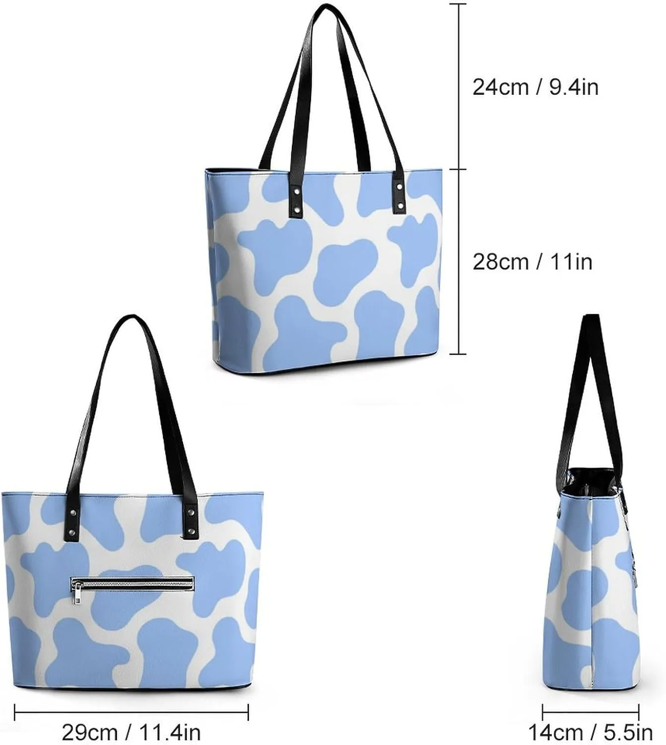 Women's Tote Purses Shoulder Bucket Bags Soft Leather Hobo Handbags