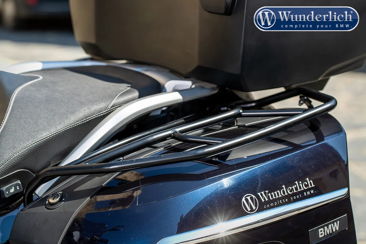 Wunderlich luggage rails for original case – right – black